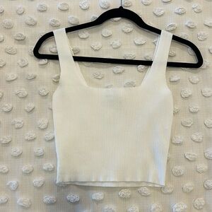 White tank ribbed
